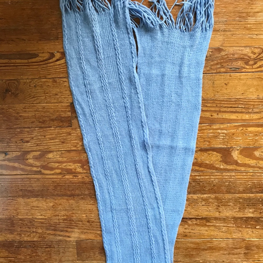 Beautiful blue scarf
